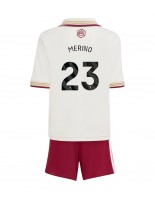 Otroške Nogometnih dresov Arsenal Mikel Merino #23 Tretji 2025-26 Kratki rokavi (+ hlače)